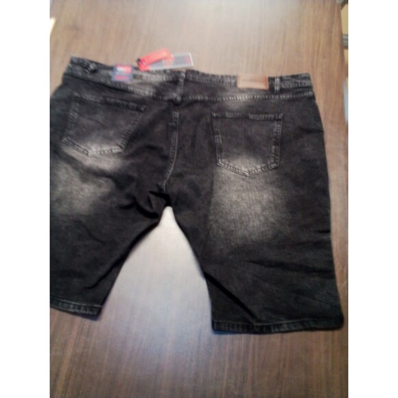 Men's phat Farm Dark Distressed Black Shorts Size 46 New With Tags - Picture 7 of 13